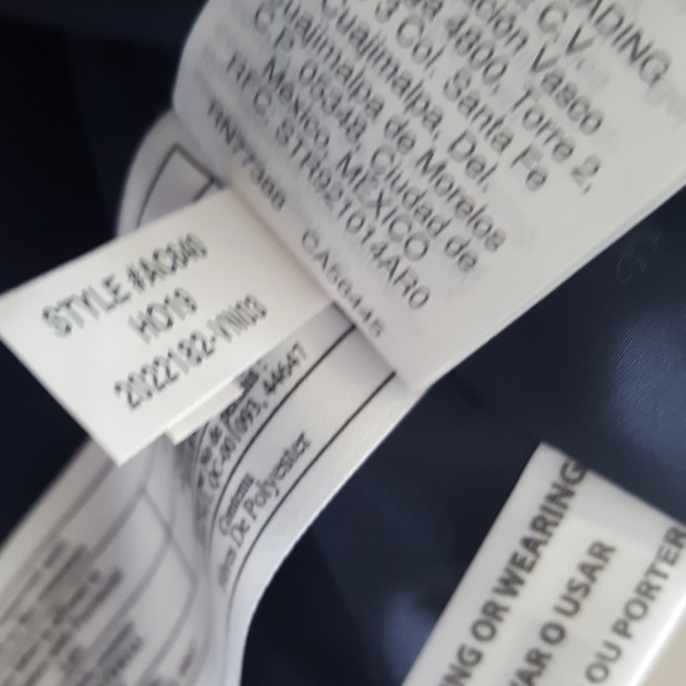 J Crew Navy Blue Excursion Puffer quilted Vest AC640 - Picture 9 of 9